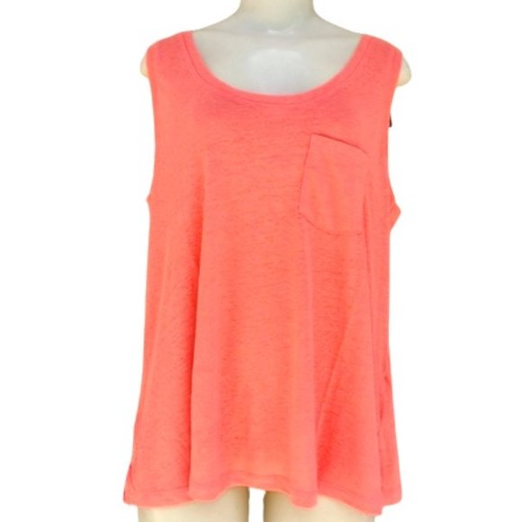 Ava & Viv Tops - NWT Ava & Viv Sleeveless Orange Tanktop - SIZE: 2X